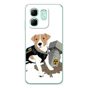 Чехол с принтом Собаки Патрон для Infinix Smart 9 (Пёс Патрон с ракетой)