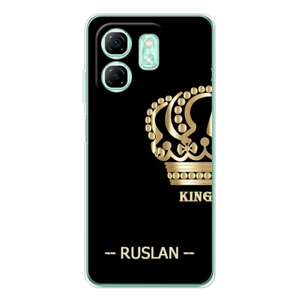 Чехол с рисунком «RUSLAN» для Infinix Smart 9 Чехол с рисунком «RUSLAN» для Infinix Smart 9