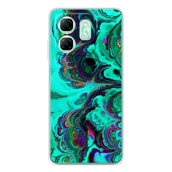 Чехол с рисунком «Салатный мрамор» для Infinix Smart 9 Чехол с рисунком «Салатный мрамор» для Infinix Smart 9