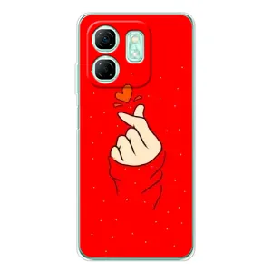 Чехлы (Знак сердечка) на Infinix Smart 9 (Сердце на красном)