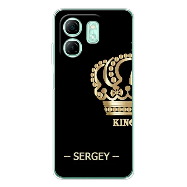 Чехол с рисунком «SERGEY» для Infinix Smart 9 Чехол с рисунком «SERGEY» для Infinix Smart 9