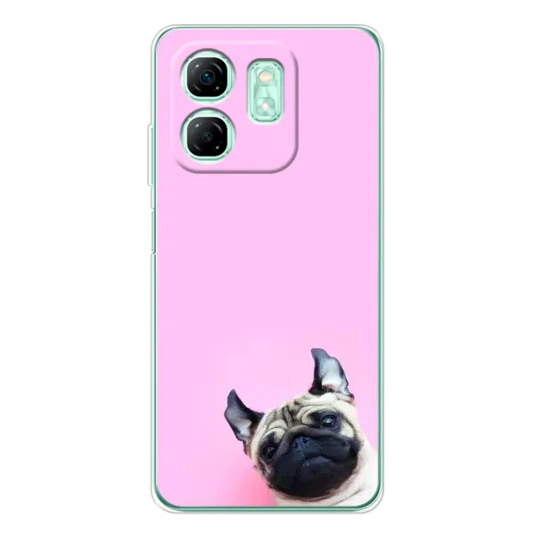 Чехол с рисунком «Собака на розовом» для Infinix Smart 9 Чехол с рисунком «Собака на розовом» для Infinix Smart 9