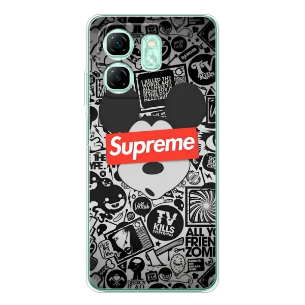 Чехол с рисунком «Supreme Маус» для Infinix Smart 9 Чехол с рисунком «Supreme Маус» для Infinix Smart 9