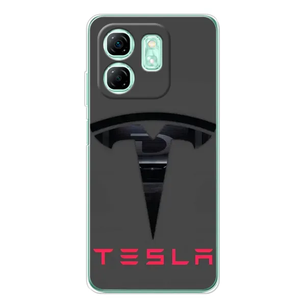 Чехол с рисунком «Logo TESLA» для Infinix Smart 9 Чехол с рисунком «Logo TESLA» для Infinix Smart 9