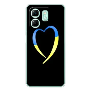Силиконовый Чехол на Infinix Smart 9 (Я-Украина) (Украинское сердце)