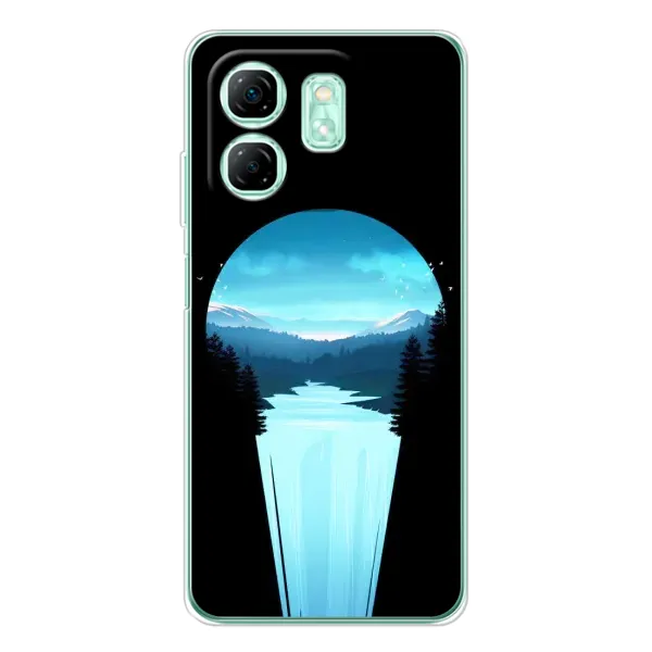 Чехол с рисунком «Синий Водопад» для Infinix Smart 9 Чехол с рисунком «Синий Водопад» для Infinix Smart 9