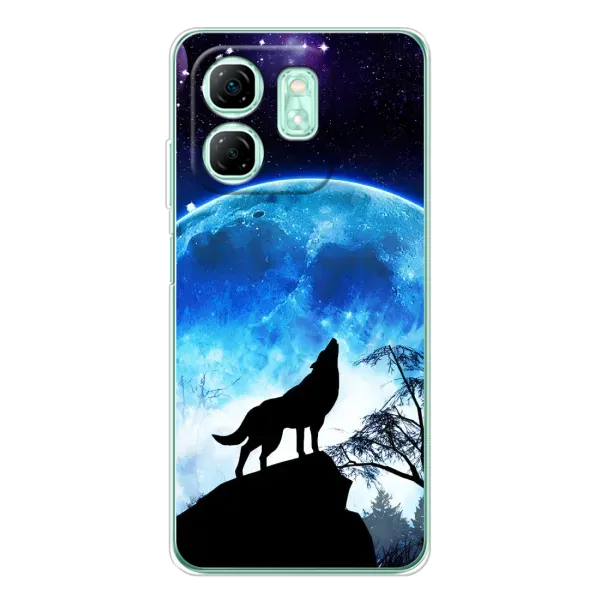Чехол с рисунком «Воет на луну» для Infinix Smart 9 Чехол с рисунком «Воет на луну» для Infinix Smart 9