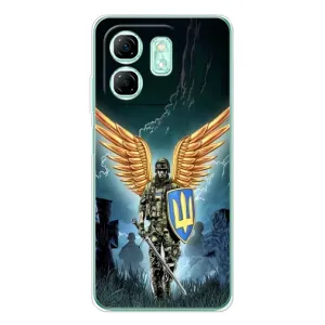 Патриотический Чехол для Infinix Smart 9 (ЗСУ з крильями)