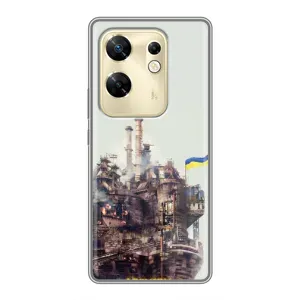 Чехлы на военную тематику для Infinix Zero 30 (Азовсталь)