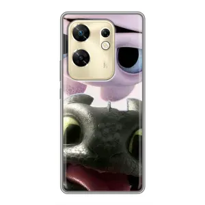 Чехол дракон Беззубик для Infinix Zero 30 (Беззубик и Дневная Злость)