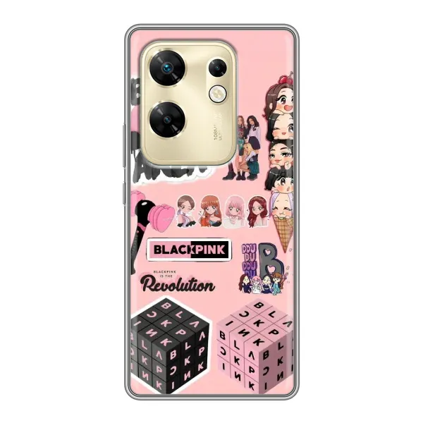 Чехол с рисунком «BLACK PINK коллаж» для Infinix Zero 30 Чехол с рисунком «BLACK PINK коллаж» для Infinix Zero 30