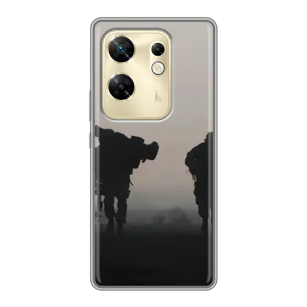 Чехол с рисунком «Бой солдат» для Infinix Zero 30 Чехол с рисунком «Бой солдат» для Infinix Zero 30