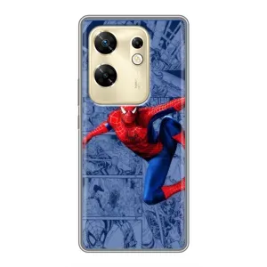 Силиконовый Чехол для Infinix Zero 30 (Человек Паук)
