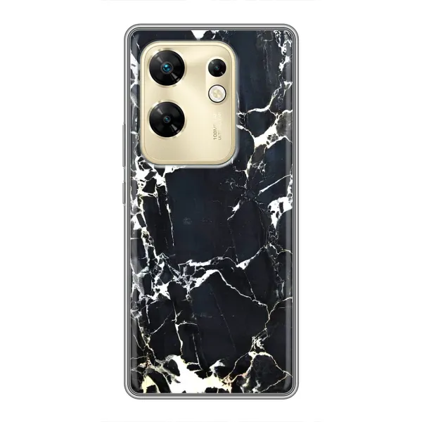 Чехол с рисунком «Чёрный мрамор» для Infinix Zero 30 Чехол с рисунком «Чёрный мрамор» для Infinix Zero 30