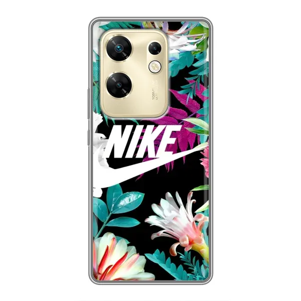 Чехол с рисунком «Цветочный Nike» для Infinix Zero 30 Чехол с рисунком «Цветочный Nike» для Infinix Zero 30