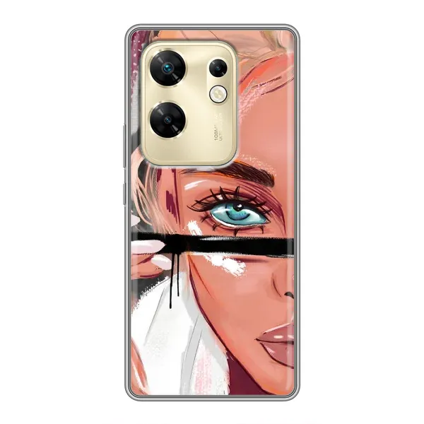 Чехол с рисунком «Девушка и ресницы» для Infinix Zero 30 Чехол с рисунком «Девушка и ресницы» для Infinix Zero 30
