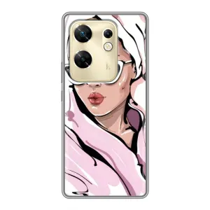 Чохол з картинкою Модні Дівчата Infinix Zero 30 (Дівчина в халаті)