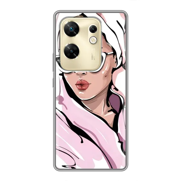 Чехол с рисунком «Девушка в халате» для Infinix Zero 30 Чехол с рисунком «Девушка в халате» для Infinix Zero 30