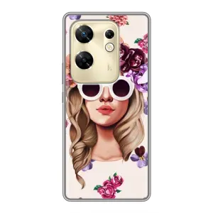 Чохол з картинкою Модні Дівчата Infinix Zero 30 (Дівчина в окулярах)