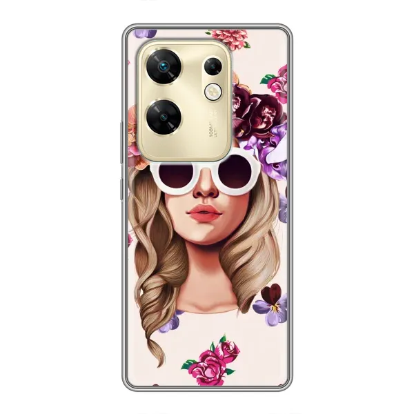Чехол с рисунком «Девушка в очках» для Infinix Zero 30 Чехол с рисунком «Девушка в очках» для Infinix Zero 30