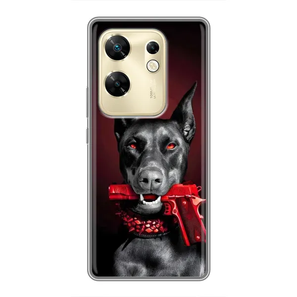 Чехол с рисунком «Доберман злой» для Infinix Zero 30 Чехол с рисунком «Доберман злой» для Infinix Zero 30