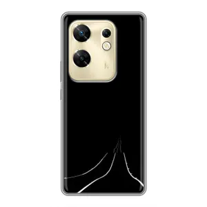 Чехол с картинками на черном фоне для Infinix Zero 30 (Дорога)