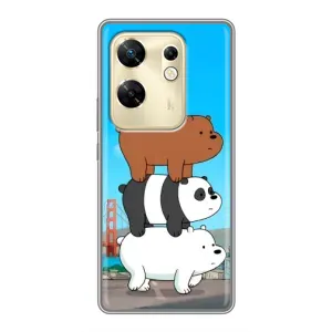 Чехлы с Пандами на Infinix Zero 30 (Друзья)