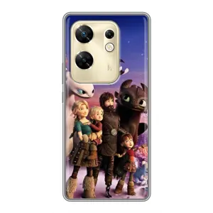 Чехол дракон Беззубик для Infinix Zero 30 (Герои дракона)