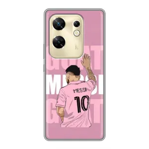 Чехлы Лео Месси в Майами на Infinix Zero 30 (GOAT MESSI)
