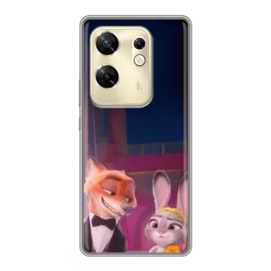 Силиконовый чехол с принтом Зоотрополіс для Infinix Zero 30 (Главные герои)