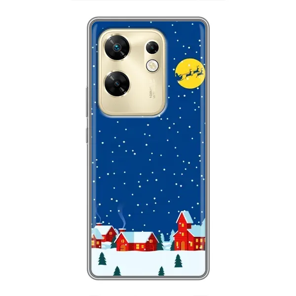 Чехол с рисунком «Город в снегу» для Infinix Zero 30 Чехол с рисунком «Город в снегу» для Infinix Zero 30