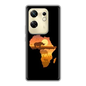 Летний Чехол на Infinix Zero 30 (Карта)