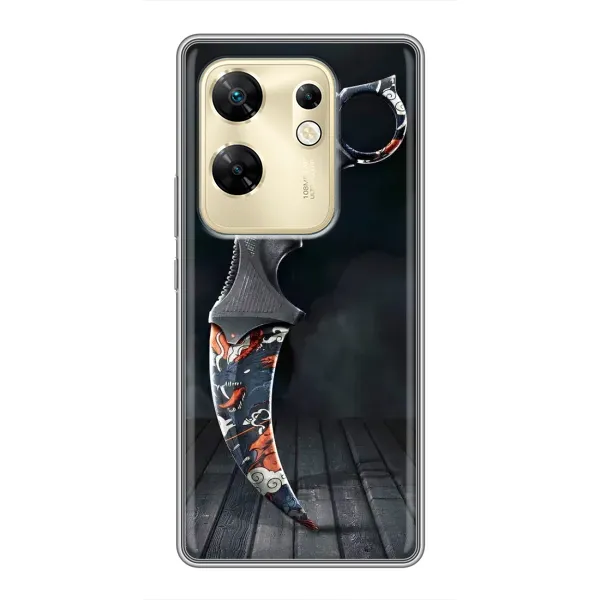 Чехол с рисунком «Кинжал КС ГО» для Infinix Zero 30 Чехол с рисунком «Кинжал КС ГО» для Infinix Zero 30