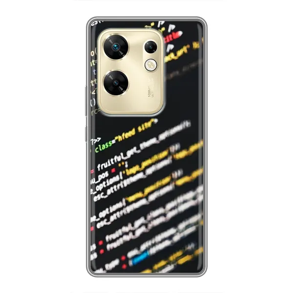 Чехол с рисунком «Код» для Infinix Zero 30 Чехол с рисунком «Код» для Infinix Zero 30