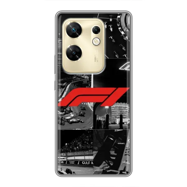 Чехол с рисунком «Коллаж Формула 1» для Infinix Zero 30 Чехол с рисунком «Коллаж Формула 1» для Infinix Zero 30