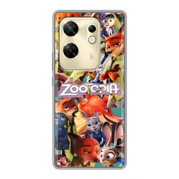 Чехол с рисунком «Коллаж героев» для Infinix Zero 30 Чехол с рисунком «Коллаж героев» для Infinix Zero 30