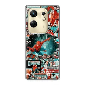 Чехол Супергерой Человека Паука на Infinix Zero 30 (Комиксы Человек Паук)