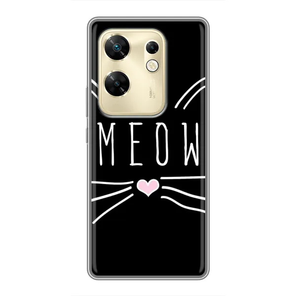 Чехол с рисунком «КОТИК MEOW» для Infinix Zero 30 Чехол с рисунком «КОТИК MEOW» для Infinix Zero 30