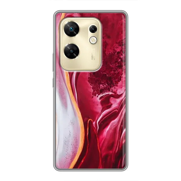 Чехол с рисунком «Красный мрамор» для Infinix Zero 30 Чехол с рисунком «Красный мрамор» для Infinix Zero 30