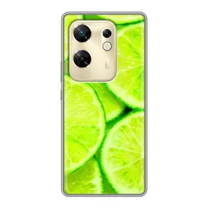 Чохол з зображенням смачної їжі для Infinix Zero 30 (Лайм)