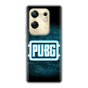 Чехол (TPU) с картинкой "Лого Пабг" на Инфиникс ЗЕРО 30 (Лого PUBG)