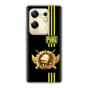 Чехол (TPU) с картинкой "Лого Пабг" на Инфиникс ЗЕРО 30 (Лого PUPG)