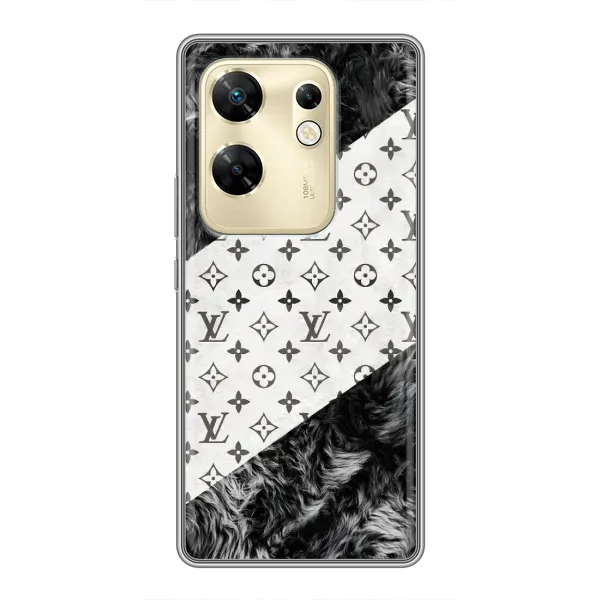 Чехол с рисунком «LV на белом» для Infinix Zero 30
