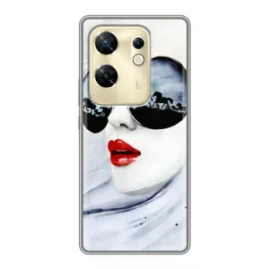 Чохол з картинкою Модні Дівчата Infinix Zero 30 (Любителька коней)