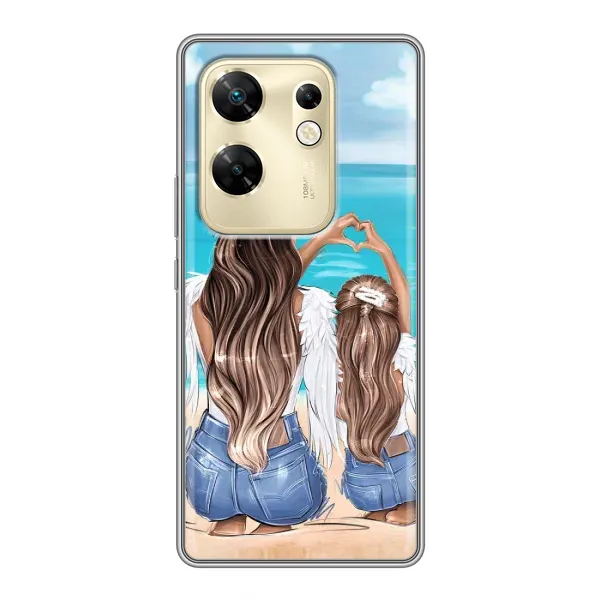 Чехол с рисунком «Мама и дочь» для Infinix Zero 30 Чехол с рисунком «Мама и дочь» для Infinix Zero 30