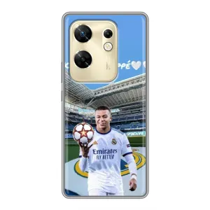 Чехол (TPU) с Футболистом на Infinix Zero 30 (Mbappe Real)