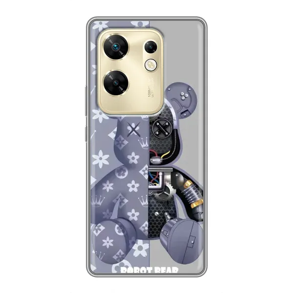 Чехол с рисунком «Медведь Louis Vuitton» для Infinix Zero 30
