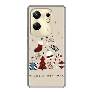 Чехол Санта Клаус для Infinix Zero 30 (Merry Christmas)