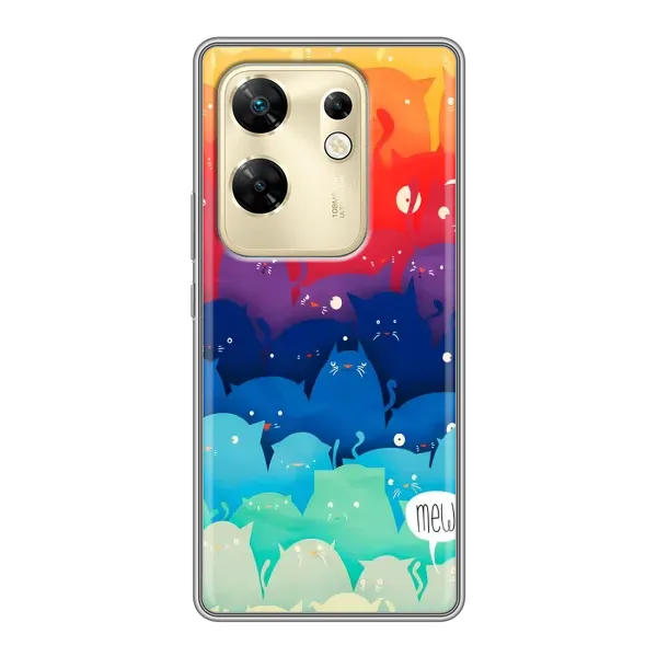 Чохол з малюнком «Mew» для Infinix Zero 30