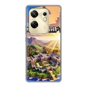 Чехол майнкрафт для Infinix Zero 30 (MINECRAFT)